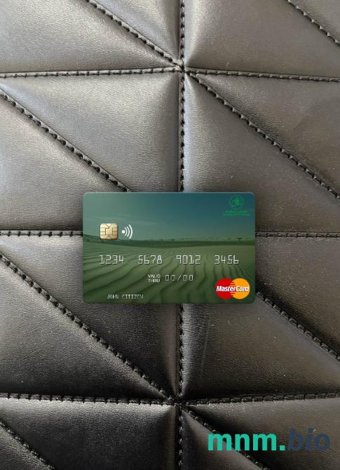 Mauritania Chinguitty bank wygląd zdjęcia mastercard skan PSD + zdjęcie